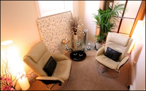 The Inner Journey Clinic therapy room in London